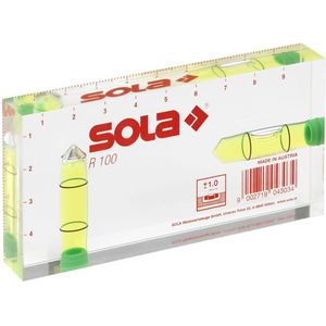 Sola R 100 Compacte waterpas 10cm niet geleidend - 01622101