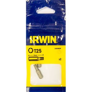 Irwin Torx T25 - 1/4”/25 mm - 2 stuks - 10504839