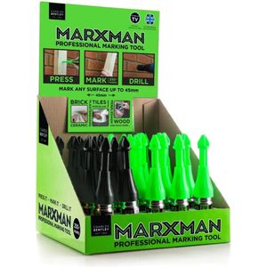 Marxman Marker mix Display 10st zwart / 20st groen - MARX025963