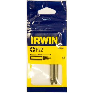 Irwin Pozidriv Pz2 - 1/4”/50 mm - 2 stuks - 10504401