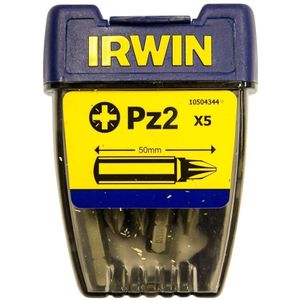 Irwin Pozidriv Pz2 - 1/4”/50 mm - 5 stuks - 10504344