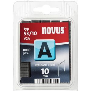 Novus Dundraad nieten A 53/10mm, 1000 st. RVS - 042-0458