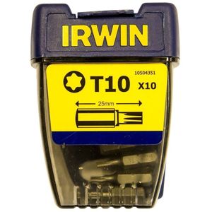 Irwin Torx T10 - 1/4”/25 mm - 10 stuks - 10504351