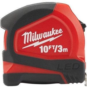 Milwaukee Rolmaat met LED-lampje 3m / 10ft Meetlint met LED-licht - 48226602