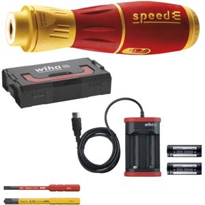 Wiha E-Schroevendraaierset speedE® II electric  slimBits in L-Boxx Mini - 7-delig - 44318