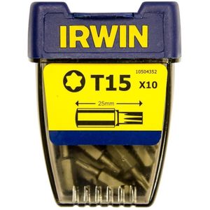 Irwin Torx T15 - 1/4”/25 mm - 10 st. - 10504352