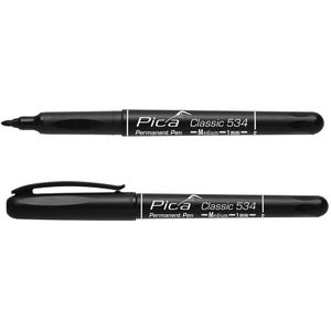 Pica 534/46 Permanent Pen rond M zwart VE=10 - PI53446