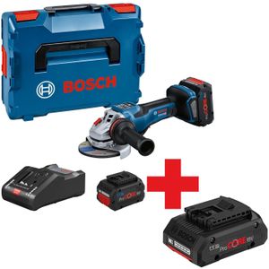 Bosch Professional GWS 18V-15 PSC Accu Haakse Slijper 125mm 18V 8.0Ah in L-Boxx - 06019H6B01