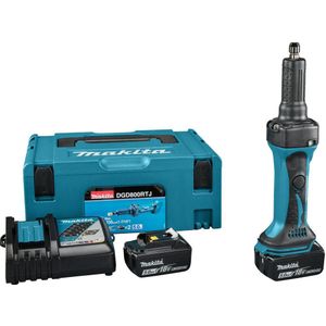 Makita DGD800RTJ Accu Rechte slijper 18V 5.0Ah in Mbox