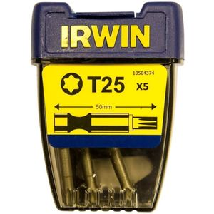 Irwin Torx T25 - 1/4”/50 mm - 5 stuks - 10504374
