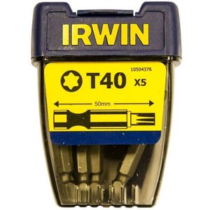 Irwin Torx T40 - 1/4”/50 mm - 5 stuks - 10504376
