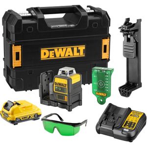 DeWALT DCE0811D1G Multi Kruislijnlaser Zelfnivellerend 2 groene stralen 15 meter