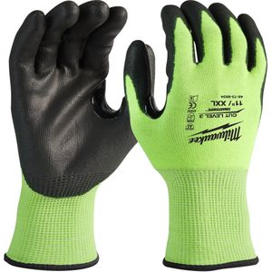 Milwaukee Hi-Vis Werkhandschoenen Snijklasse 3/C - XXL/11 - 4932478134