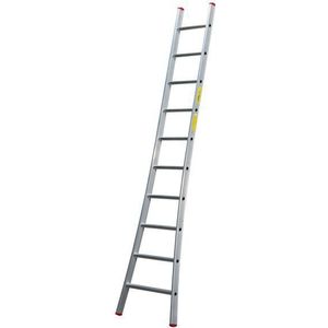 Little Jumbo SuperPRO Enkele uitgebogen ladder geanodiseerd - 18 sporten - 1250300118