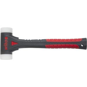 Wiha Kunststof hamer FibreBuzz® terugslagloos, zeer hard met verwisselbare slagkop - 44598