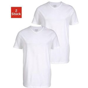 Jack & Jones T-shirt V-hals (Set van 2)