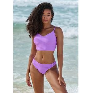 Sunseeker Crop-bikinitop Loretta met structuurpatroon