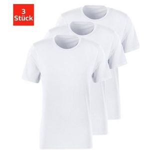 Bruno Banani T-shirt met ronde hals (set, 3-delig)