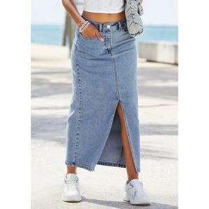 Buffalo Jeans rok in modieuze midilengte