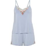 Lascana Shortama met mooie kantdetails (2-delig)