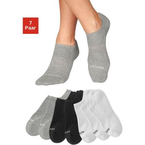 active by Lascana Sneakersokken met voetfrotté (set, 7 paar)