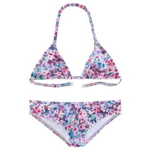 s.Oliver RED LABEL Beachwear Triangelbikini met zomerse bloemenprint