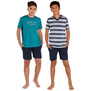 le jogger® Shortama met verschillende shirts (4-delig, Set van 2)