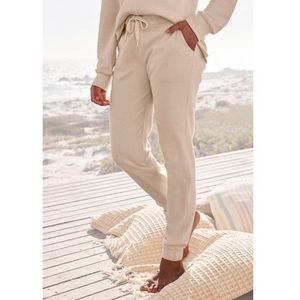 s.Oliver RED LABEL Beachwear Relaxbroek -broek in ribkwaliteit