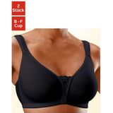 Petite fleur Soft-bh zonder beugels met kanten details (Set van 2)