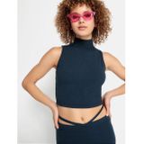 LSCN by LASCANA Crop-top met opstaande kraag