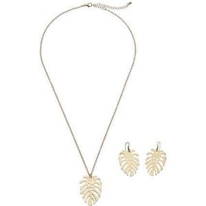 Lascana Sieradenset Ketting en oorringen met palmblad