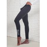 Bench. Loungewear Legging met glanzend logoborduursel