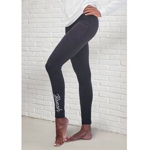 Bench. Loungewear Legging met glanzend logoborduursel