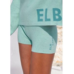 Elbsand Tricotbroek Korte broek van hoogwaardig breiwerk, met logostiksel, loungewear