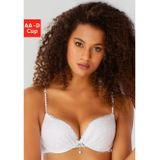 Lascana Push-up-bh met speciale sierparel details, sexy lingerie