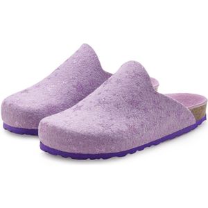 Vivance Slippers Pantoffel, klomp, pantoffel, van vilt met verwarmend kurken voetbed & sterrenprint