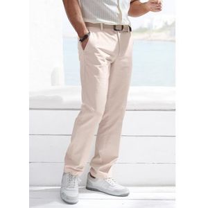 John Devin Chino Regular-fit, lange Oxford broek