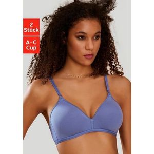 Petite fleur Soft-bh zonder beugels, driehoeksvorm (Set van 2)