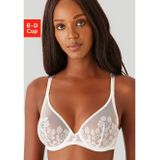 Lascana Belle Affaire Beugel-bh van iets transparante borduurkant, sexy dessous
