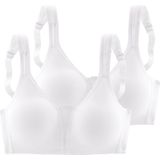 Petite fleur Soft-bh zonder beugels met kanten details (Set van 2)