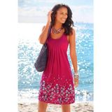 Beachtime Strandjurk met bloemenprint, mini jurk, zomerjurk, strandjurk