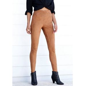 Bruine leatherlook legging hotsell