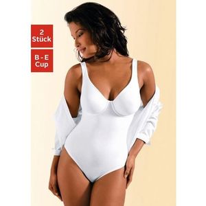 Nuance T-shirt-body met beugel, basic dessous (Set van 2)