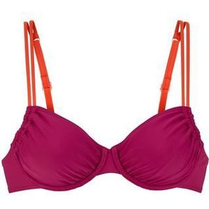 s.Oliver RED LABEL Beachwear Bikinitop met beugels Yella met contrastkleurige details