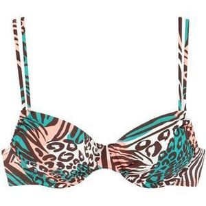 Venice Beach Bikinitop met beugels MAIA met dierenprint