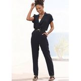 Lascana Jumpsuit met reverskraag