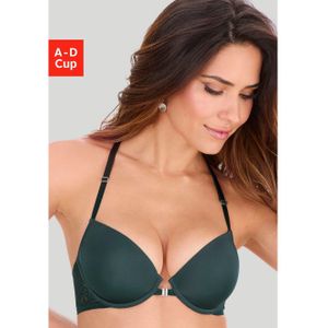 s.Oliver RED LABEL Beachwear Push-up-bh met beugel en modieuze kanten rug, lingerie