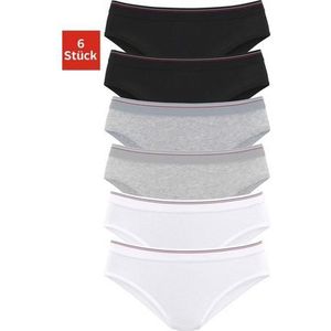H.I.S Bikinibroekje elastische katoenkwaliteit (set, 6 stuks)
