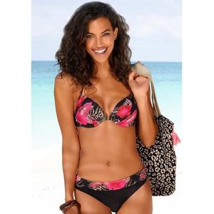 Lascana Push-upbikinitop Elsa met bloemenprint