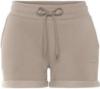 Lascana Relaxshorts - Sweatshorts - Korte broek met zijzakken en logostiksel, loungewear